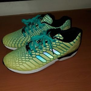 Adidas ZX Flux Xeno/Frozen Yellow Glow in the Dark